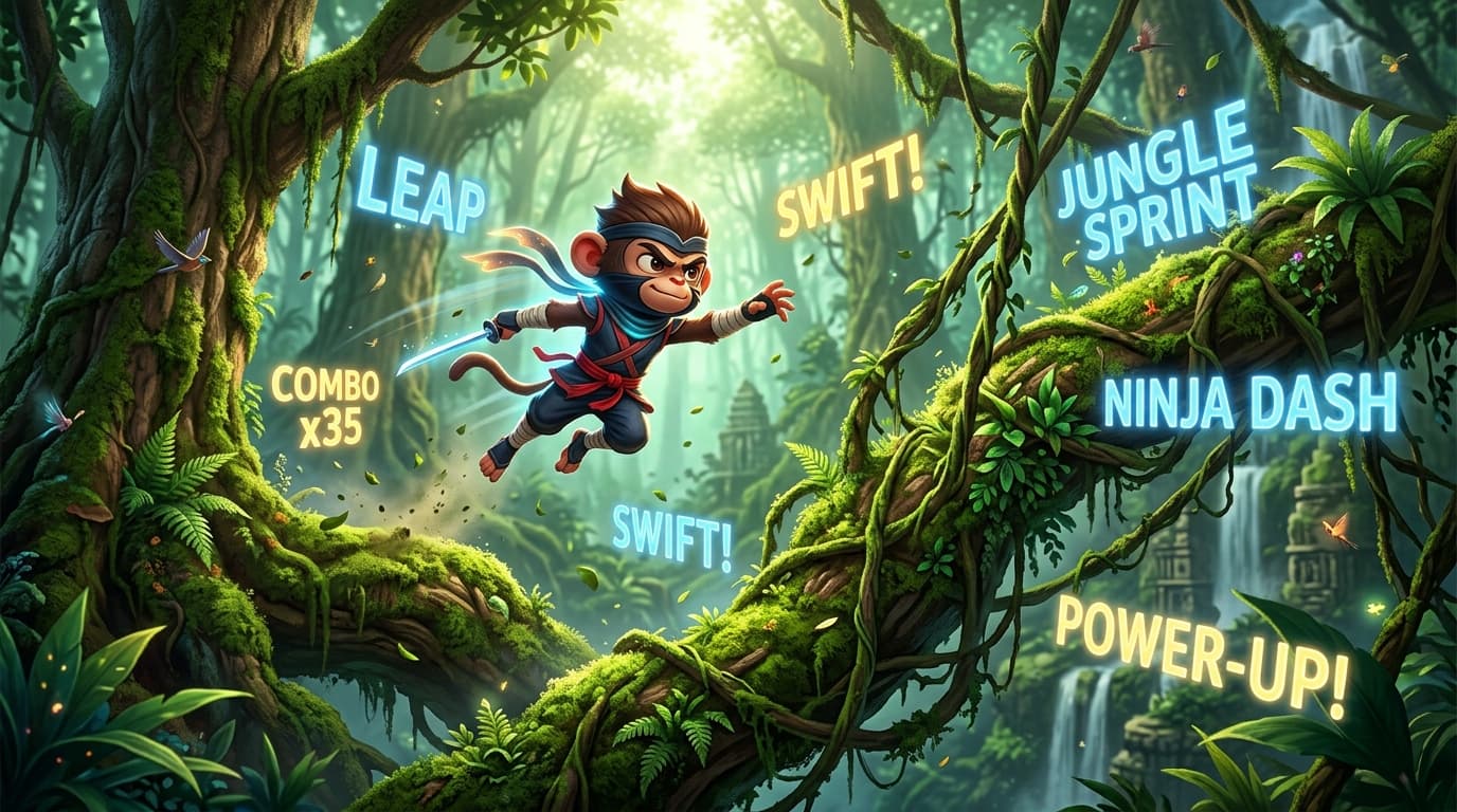 Monkey Type Keyboard Jump